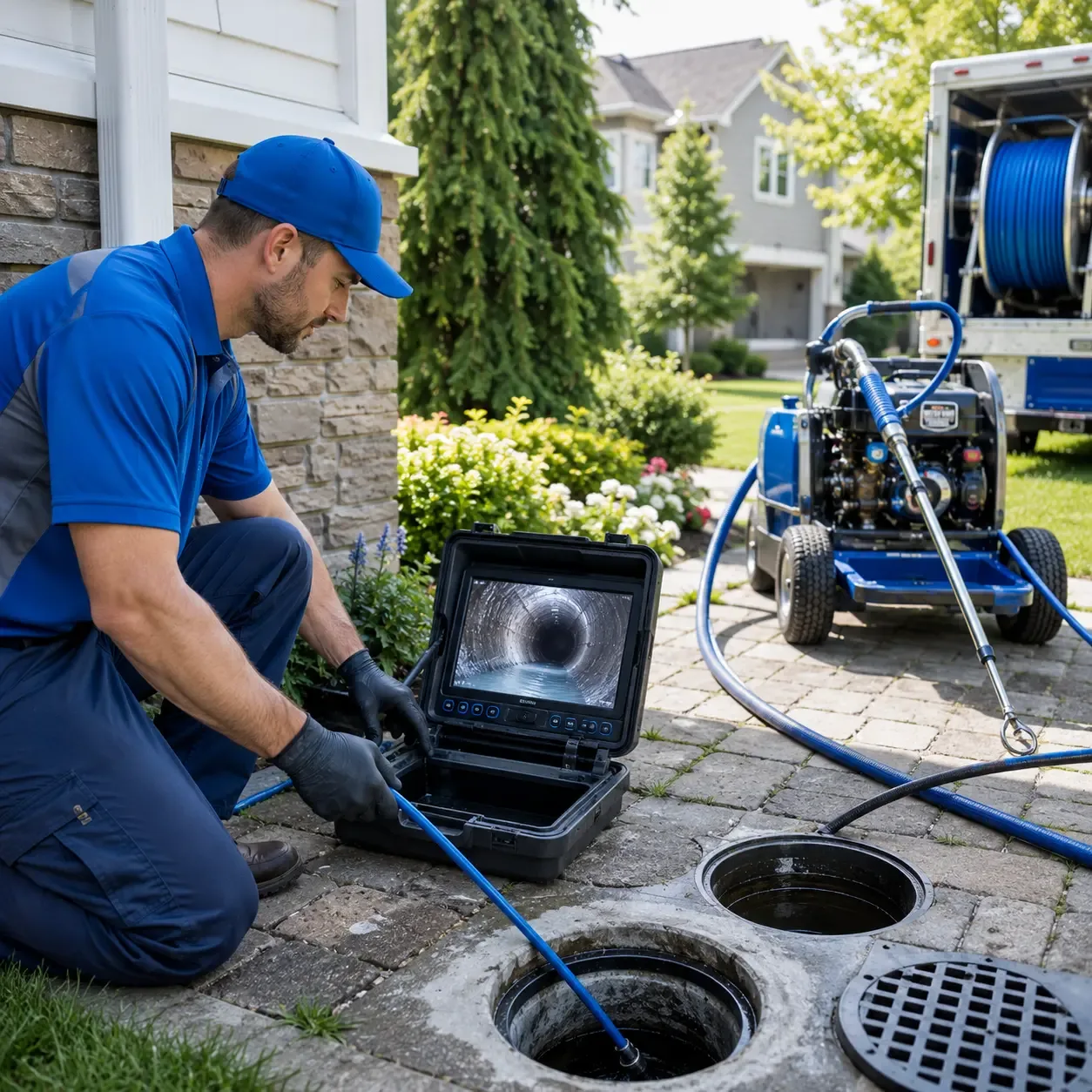 Outdoor drain cleaning professionals serving Pleasanton, CA